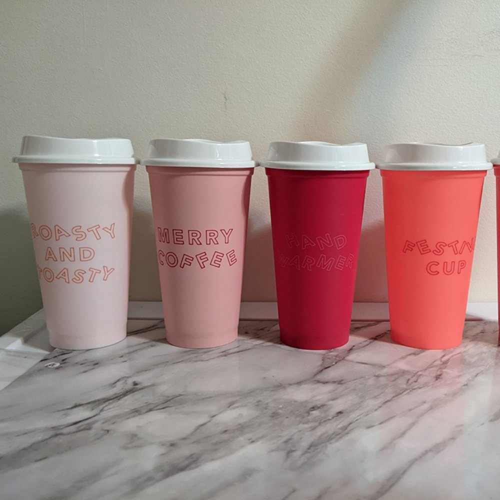 Starbucks 2019 Holiday Christmas Reusable Hot Cups